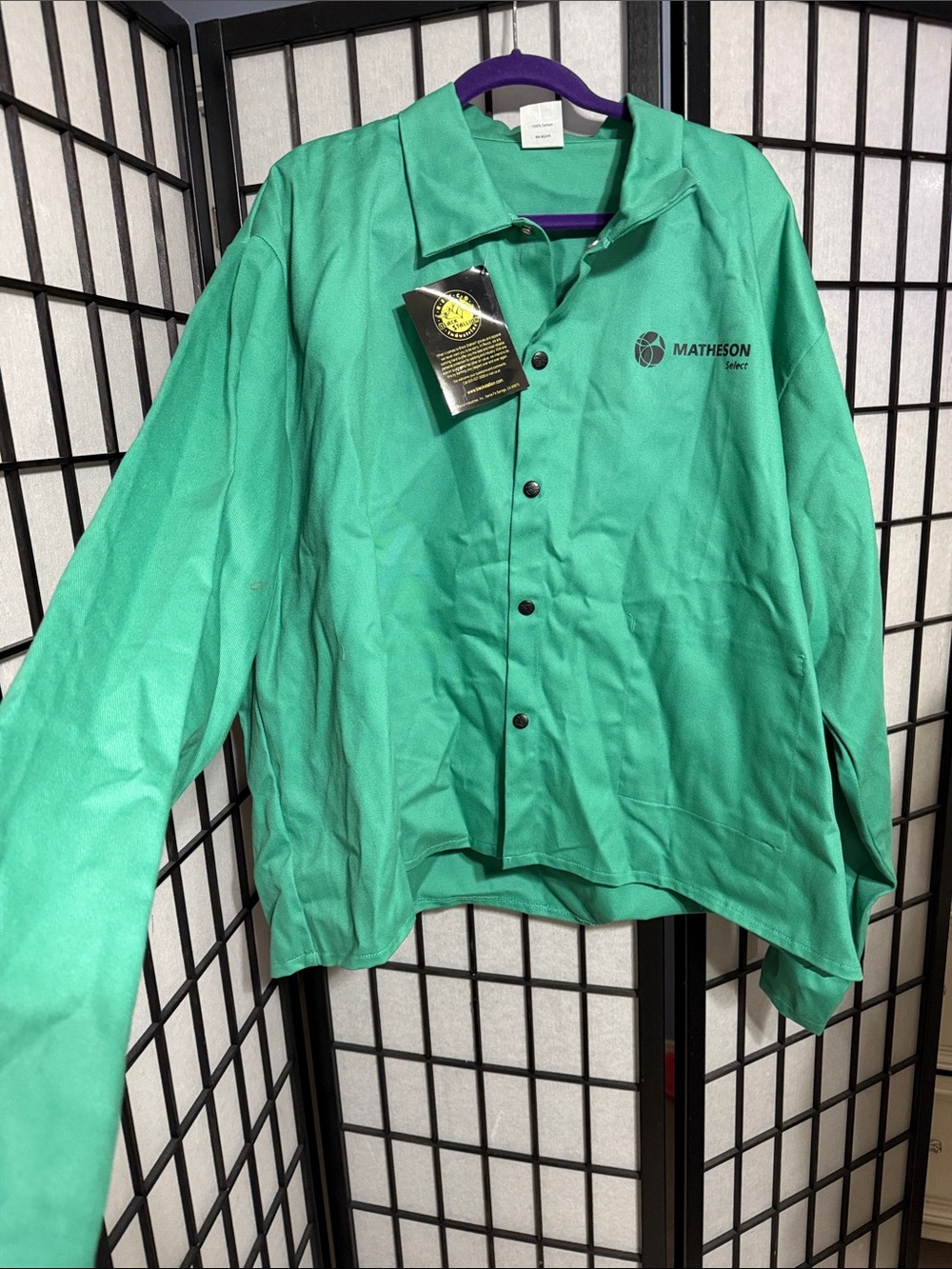 NWT, FR Men's Green Work Shirt